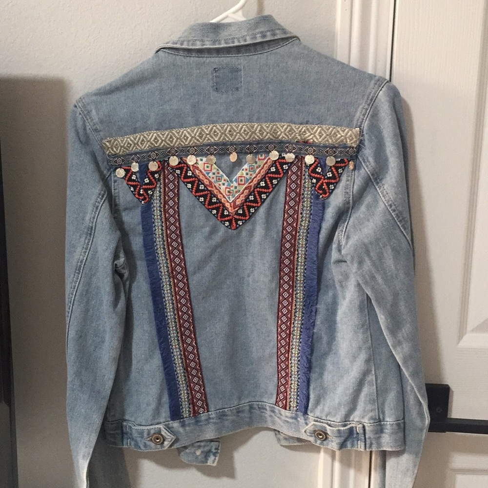 Festival denim jacket - Picture 1 of 16